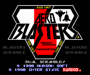 Aero Blasters (Japan) Screenshot